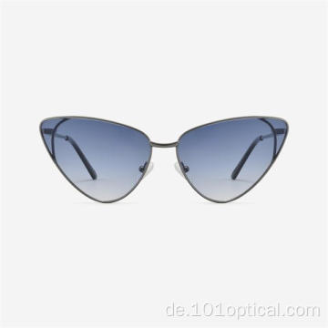 Fashion Cat Eye Metall Damensonnenbrille